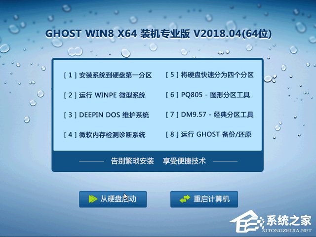 GHOST WIN8 X64 bCI V2018.04(64λ)