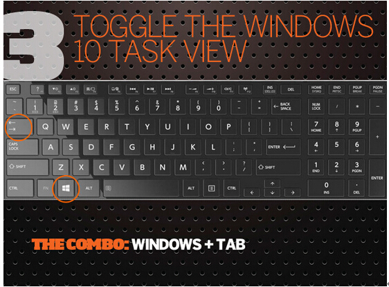 鍵盤10個快捷鍵使用Windows10系統
