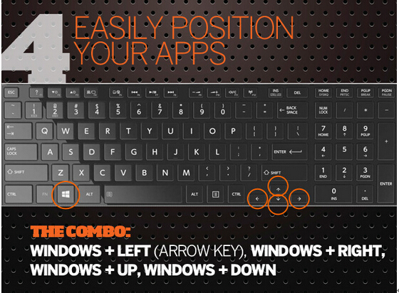 鍵盤10個快捷鍵使用Windows10系統