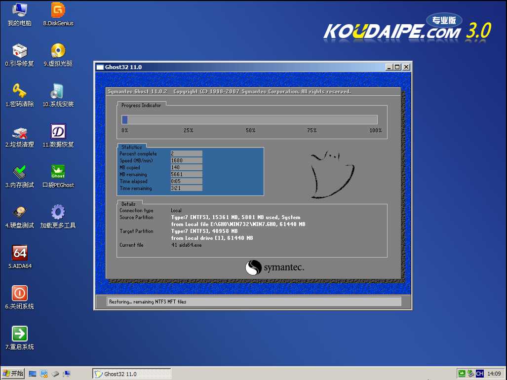 雨林木風win764裝機版最實用的U盤安裝方法