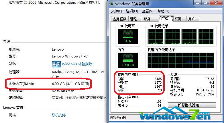win7 32λŞoʹ4gȴ