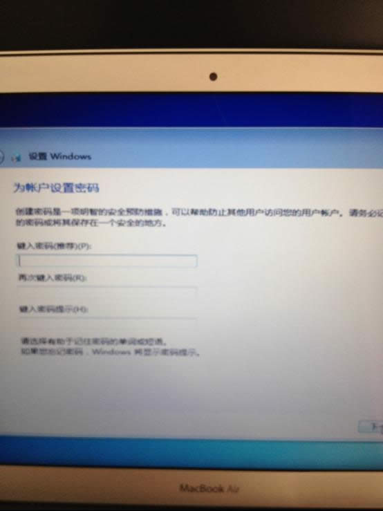 macbook airbwin7