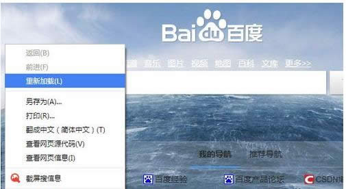 電腦中下載使用百度首頁的皮膚圖片教程