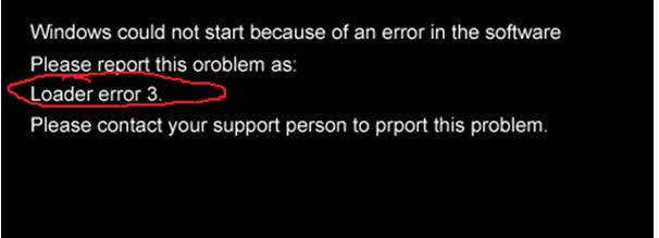 XP電腦開機黑屏提示loader error 3怎么辦？