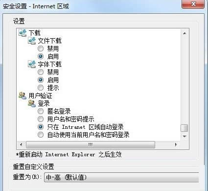 Win7系統提示當前安全設置不允許下載文件怎么辦
